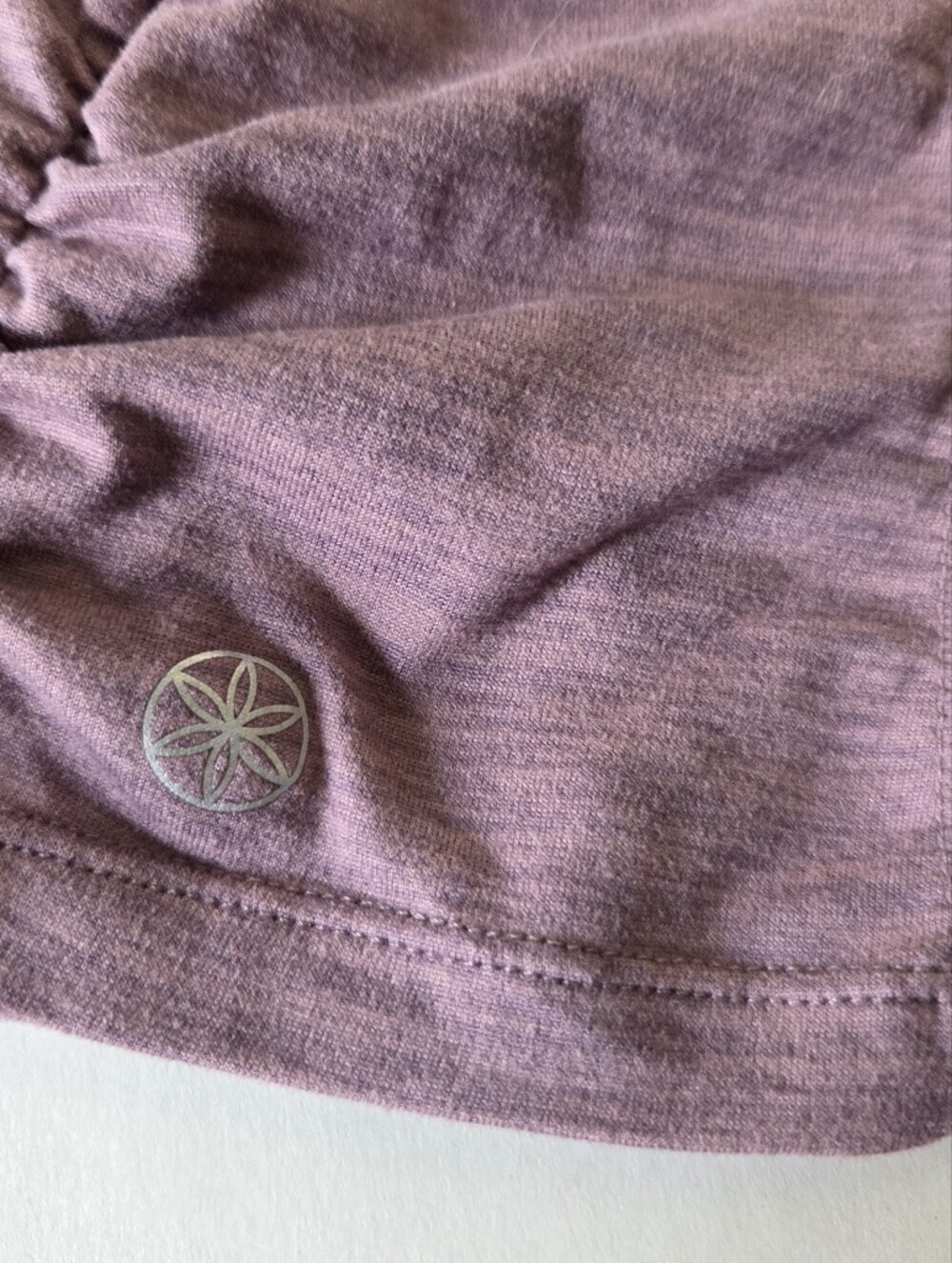 GAIAM Mauve Heather Racerback Tank Top Medium - Picture 6 of 7